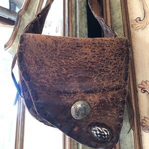 Vintage Brown Leather Men's Bag